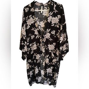 Spiritual gangster floral cardigan kimono garden girl, botanical, whimsical